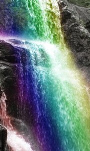 regnbuevandfald mini